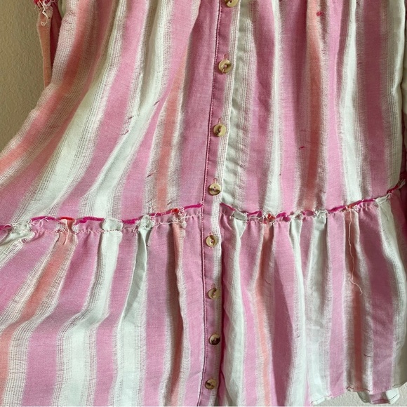 FREE PEOPLE Do It Again BOHO Cotton Mini Dress NWT Small - Picture 13 of 16